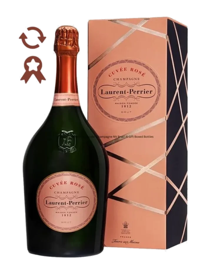 Laurent Perrier Rose Champagne 75 cl GIFT